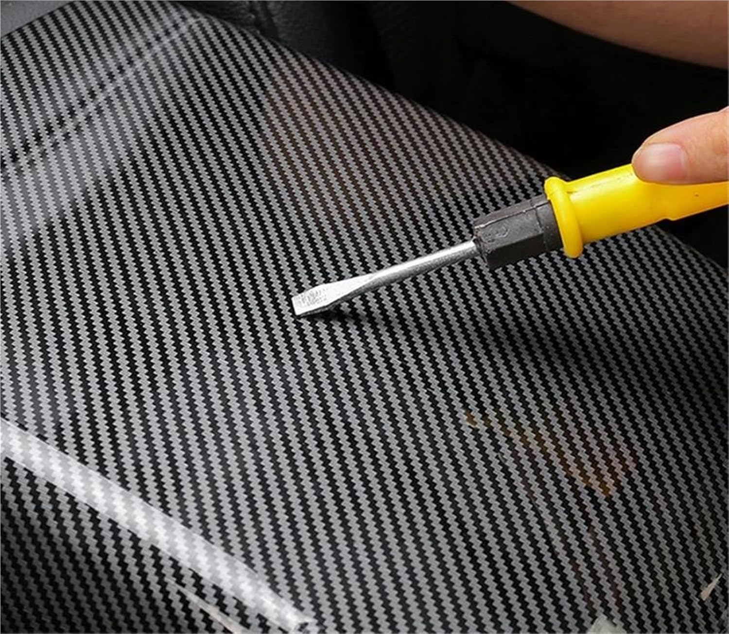 Armrest Box Protective Cover Car Styling Interior Carbon Fiber Center Console Armrest Box Panel Decorative Cover for Q5 FY 2018-2022