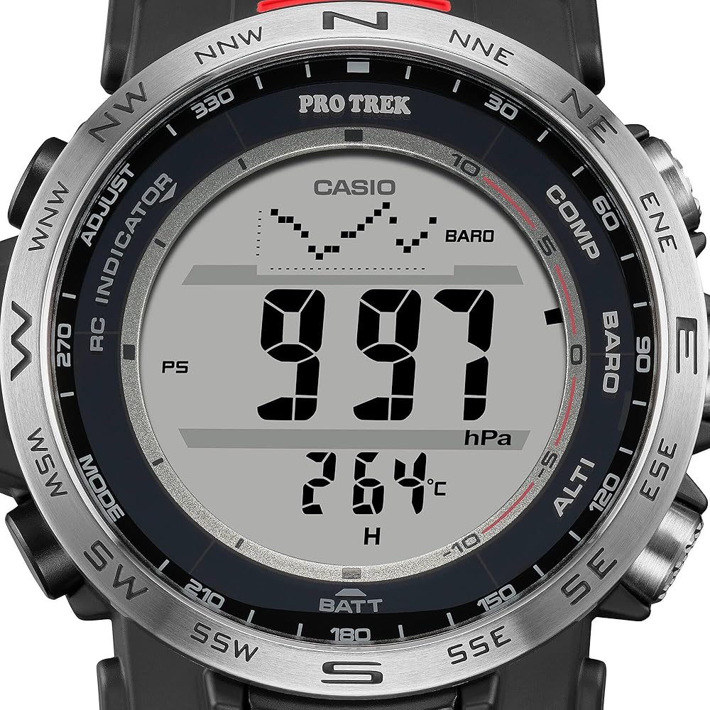CASIO PROTREK PRW-35YC 未使用品 Casio Men's PRO TREK PRW-35 Solar Powered LCD DIG Titanium