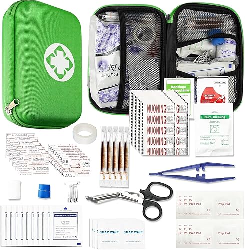 Miniatura 14 de 276 PIEZAS Kit de Primeros Auxilios para Hogar, Auto, Camping, Senderismo, Suministros de Emergencia, Bolsa Compacta y Linda para la Escuela, al