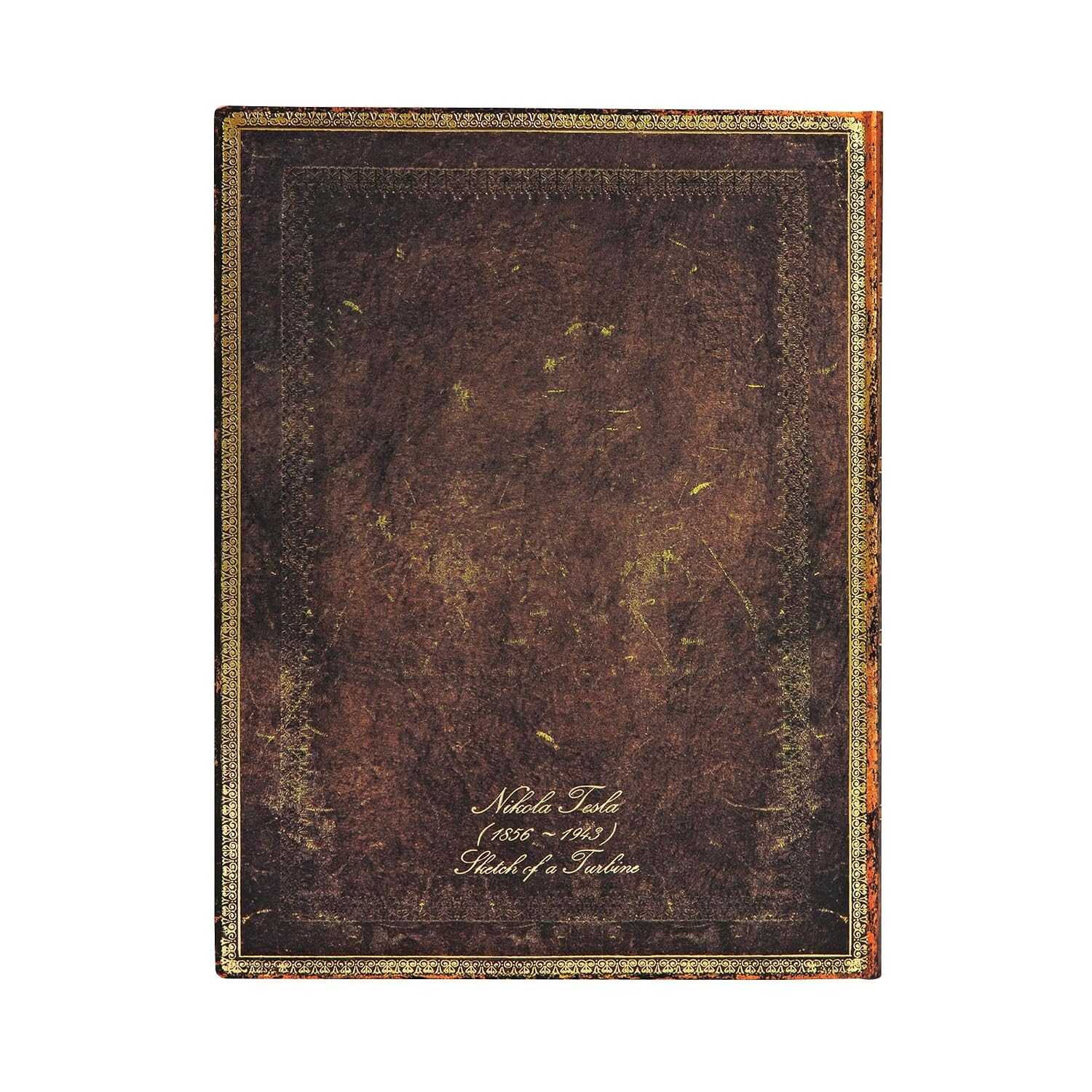 Tesla, Sketch of a Turbine Ultra Unlined Softcover Journal, 176pg, 100GSM by Paperblanks (Embellished Manuscripts Collection)