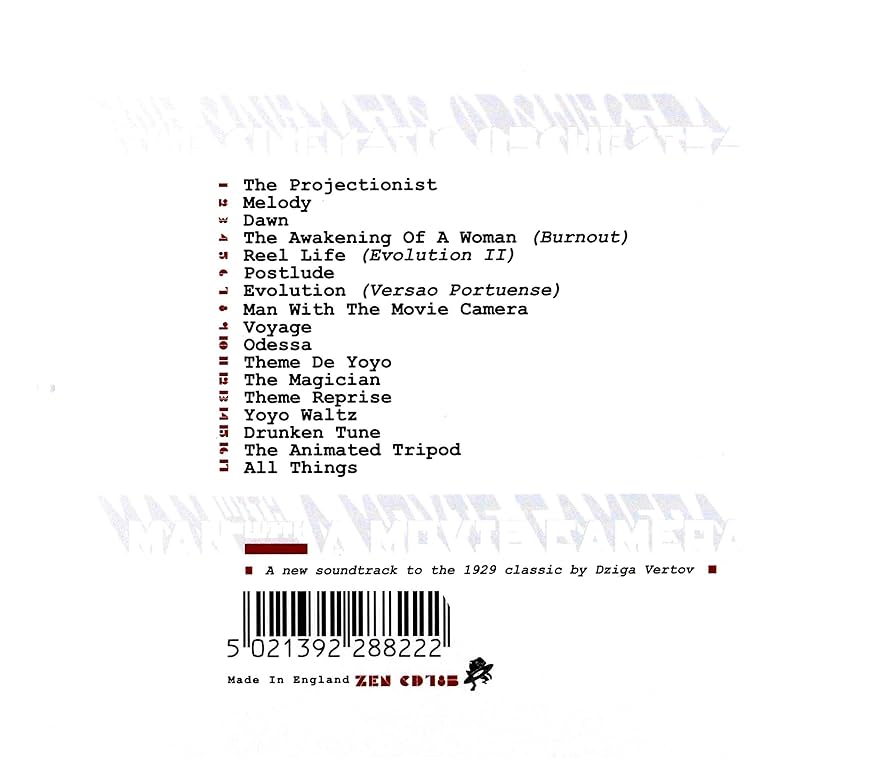 Amazon.co.jp: Man With a Movie Camera (ZENCD78B): ミュージック