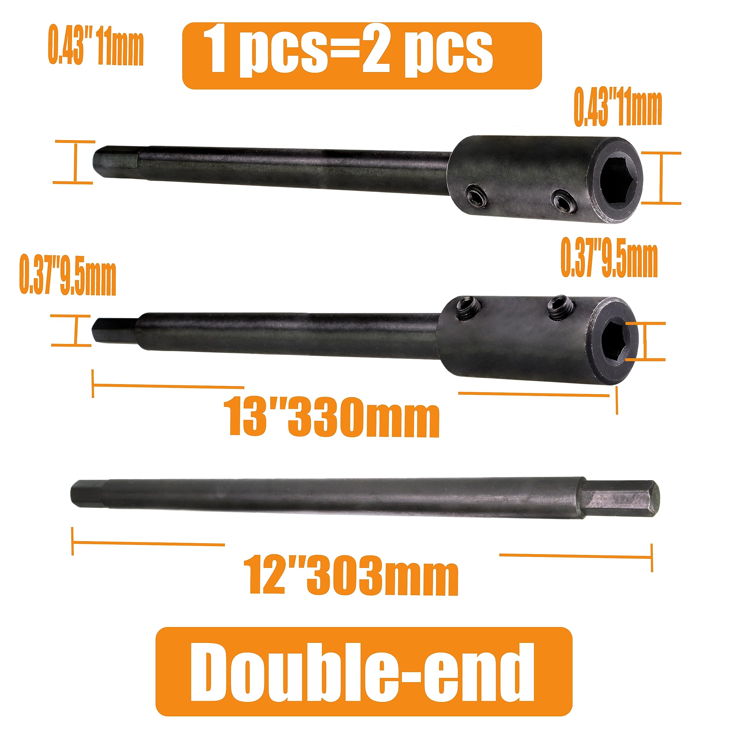 WOWSUPM Hole Saw Arbor Extension 12