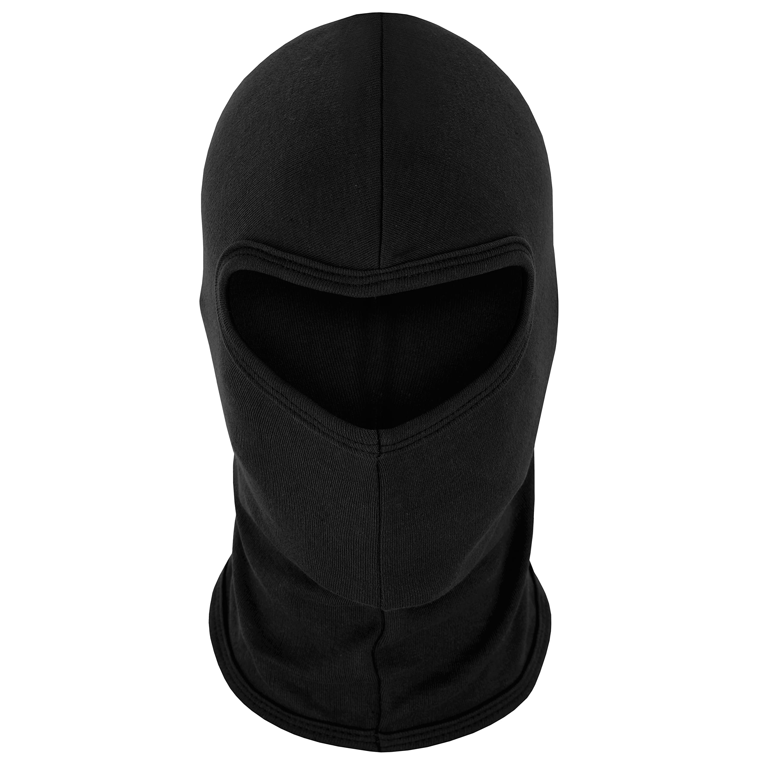 TK Balaclava Karting Motorbike Cycling Soft Ski Under Helmet Balaclava 100% Cotton (Black)