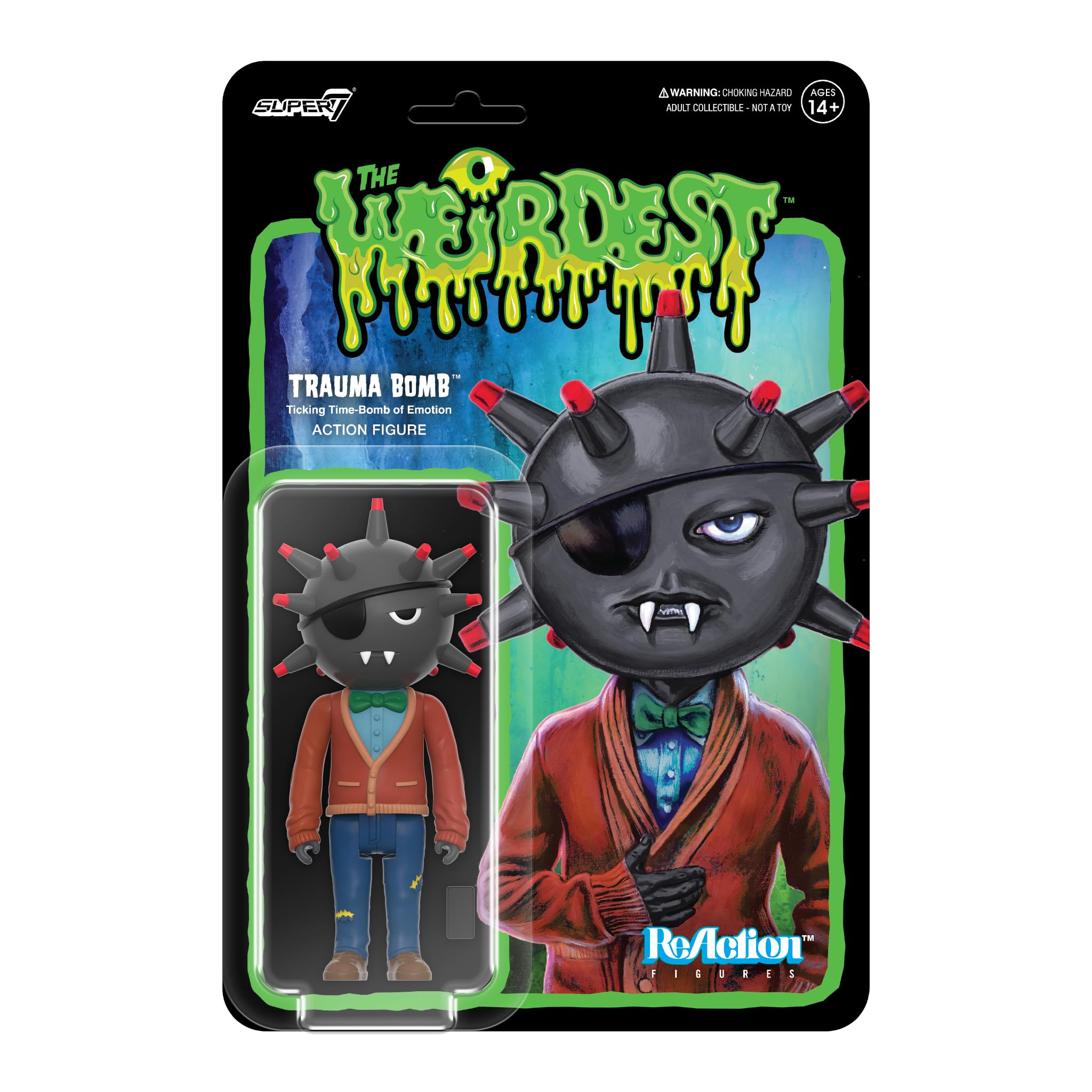Amazon.com: Super7 The Weirdest Trauma Bomb (Putrid Pals) - 3.75