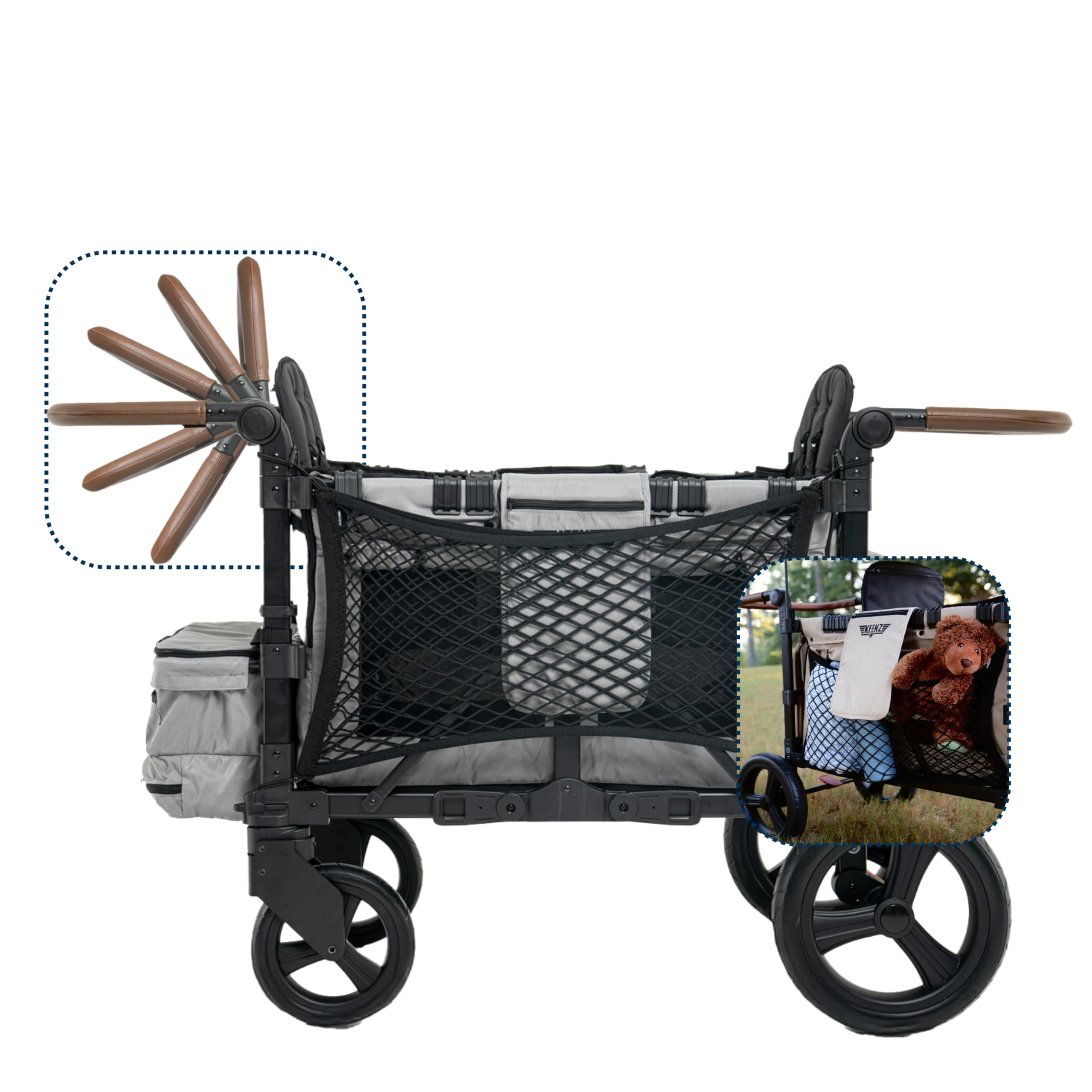 Amazon | Keenz XC+ EVO - ラグジュアリー コンフォート ベビーカー