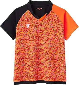 Victas V-LGS506 512504 Table Tennis Game Shirt, Certified by J.T.T.A Japan Table Tennis Association, Sweat Absorbent, Quick Drying