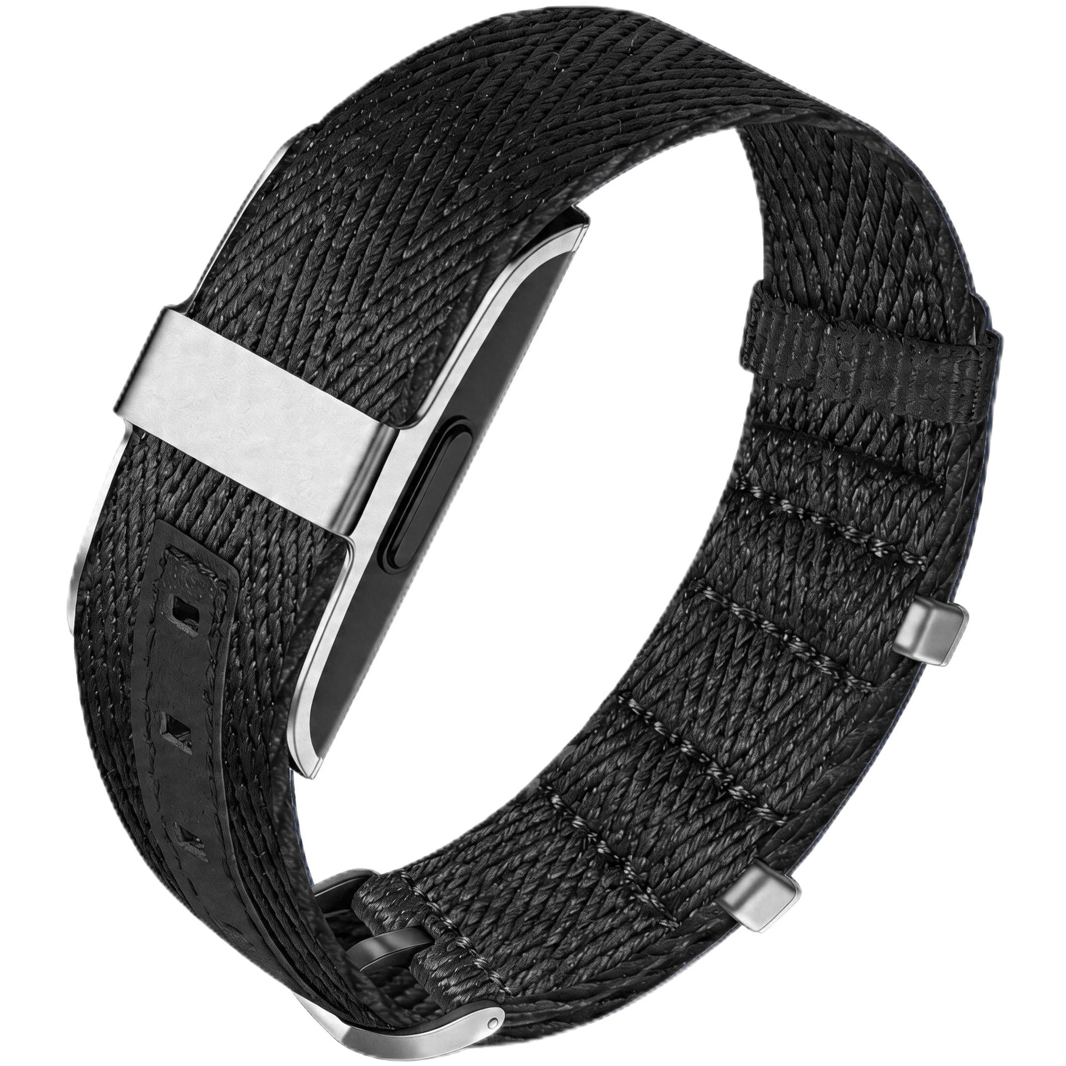 Farluya Nylon Leather Compatible with Hume Band Replacement,Adjustable Clasp Buckle & Loop Closure for Secure,Sport Lightweight Fabric Strap for Hume Health Band Fitness Tracker Women Men