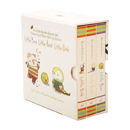 A Little Books Boxed Set Featuring Little Pea Little Hoot Little Oink: (Baby Board Books, Nursery Rhymes, Children's Book Sets, Nursery Books)