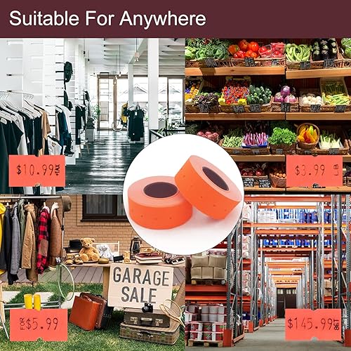 Miniatura 6 de Motex Inkers - Rodillos de tinta, se adapta a Motex MX-5500, Perco Lite/X, JayCo Pro 1 Line Price and Date Guns (6 rollos)