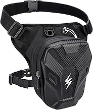 GXCROR Beintasche Motorrad, Bauchtasche Gürteltasche Herren Damen, Oberschenkeltasche, Wasserdicht Tasche Bein für Radfahren Wandern