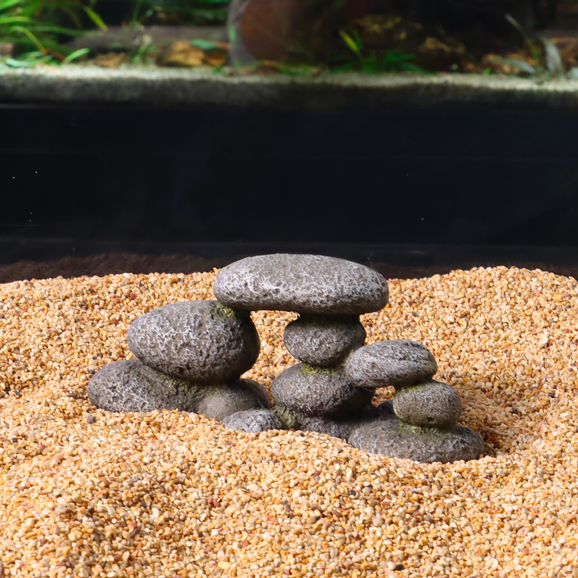 WAVE Zen Stone Rocher de Décoration pour Aquariophilie Taille M