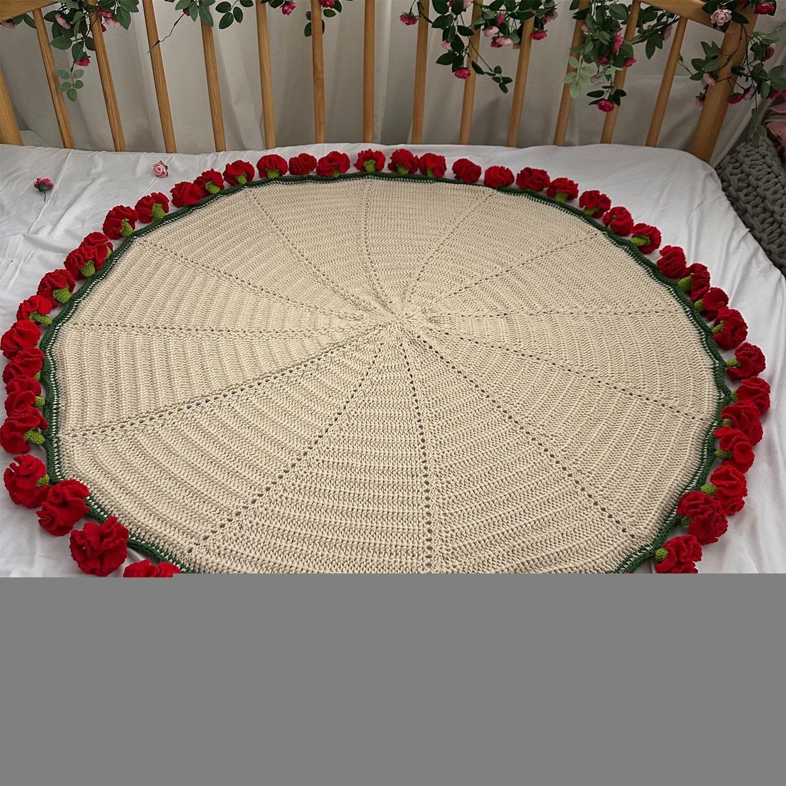 Blumenstrauß Decke Nelkenblüten-Streicheldecke Wohndeko | Romantische Sofadekoration Für Wohnzimmer