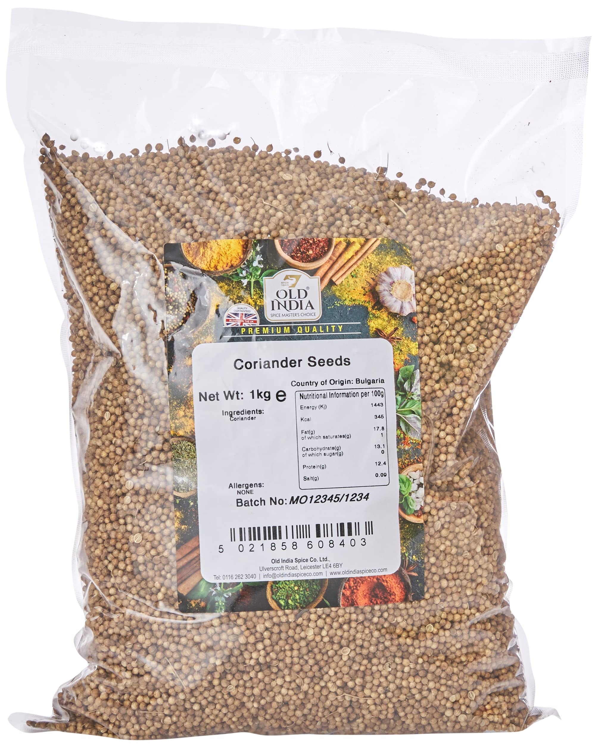Old India Coriander Seeds 1kg