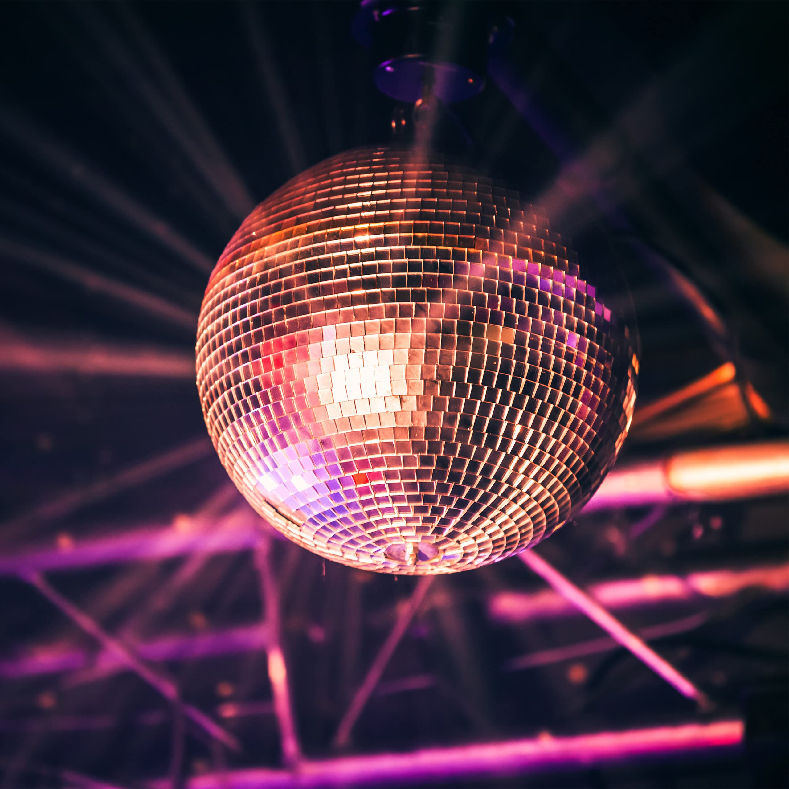 Relaxdays Palla da Discoteca Strobosferica, Ø 30 cm, Mirror Disco Ball, Strobosfera a Specchio, Party Gadget, Argentato