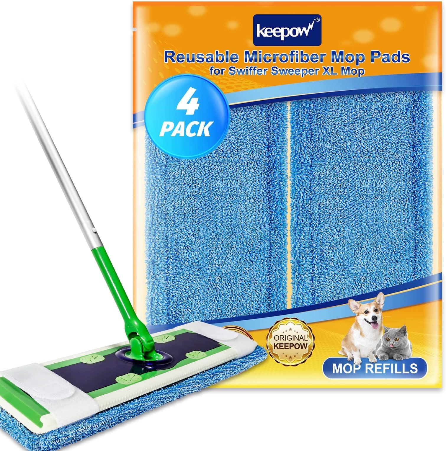 Upgraded Wet Mop Pads for Swiffer Sweeper Wet Mopping