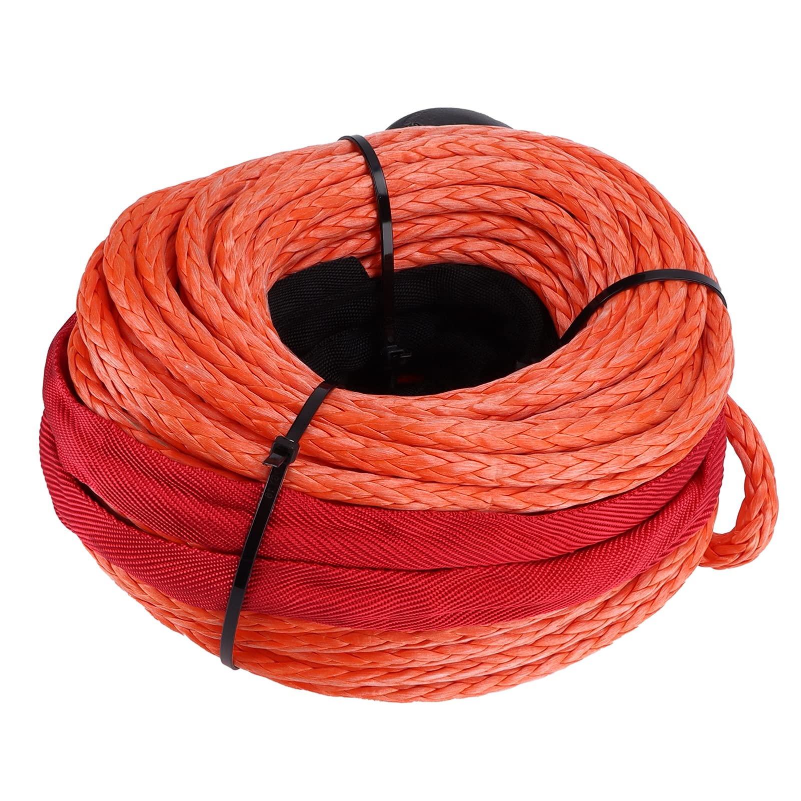 Longzhuo Corda Sintetica 3/8 Pollici x 30m 23000 Libbre per 4WD, ATV, UTV, SUV, Camion, Barche
