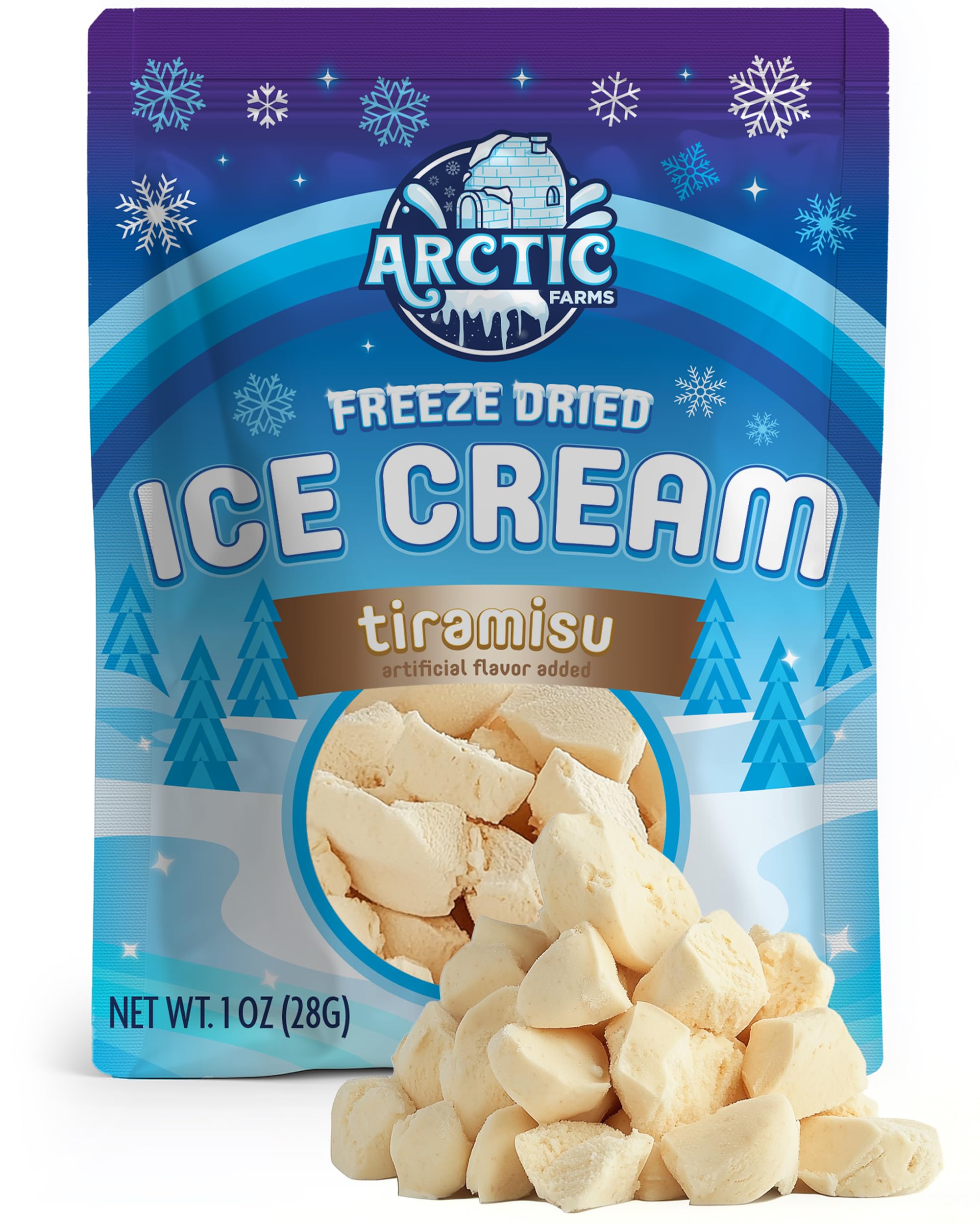 Arctic Farms - Non-Melting Freeze-Dried Ice Cream (Tiramisu)