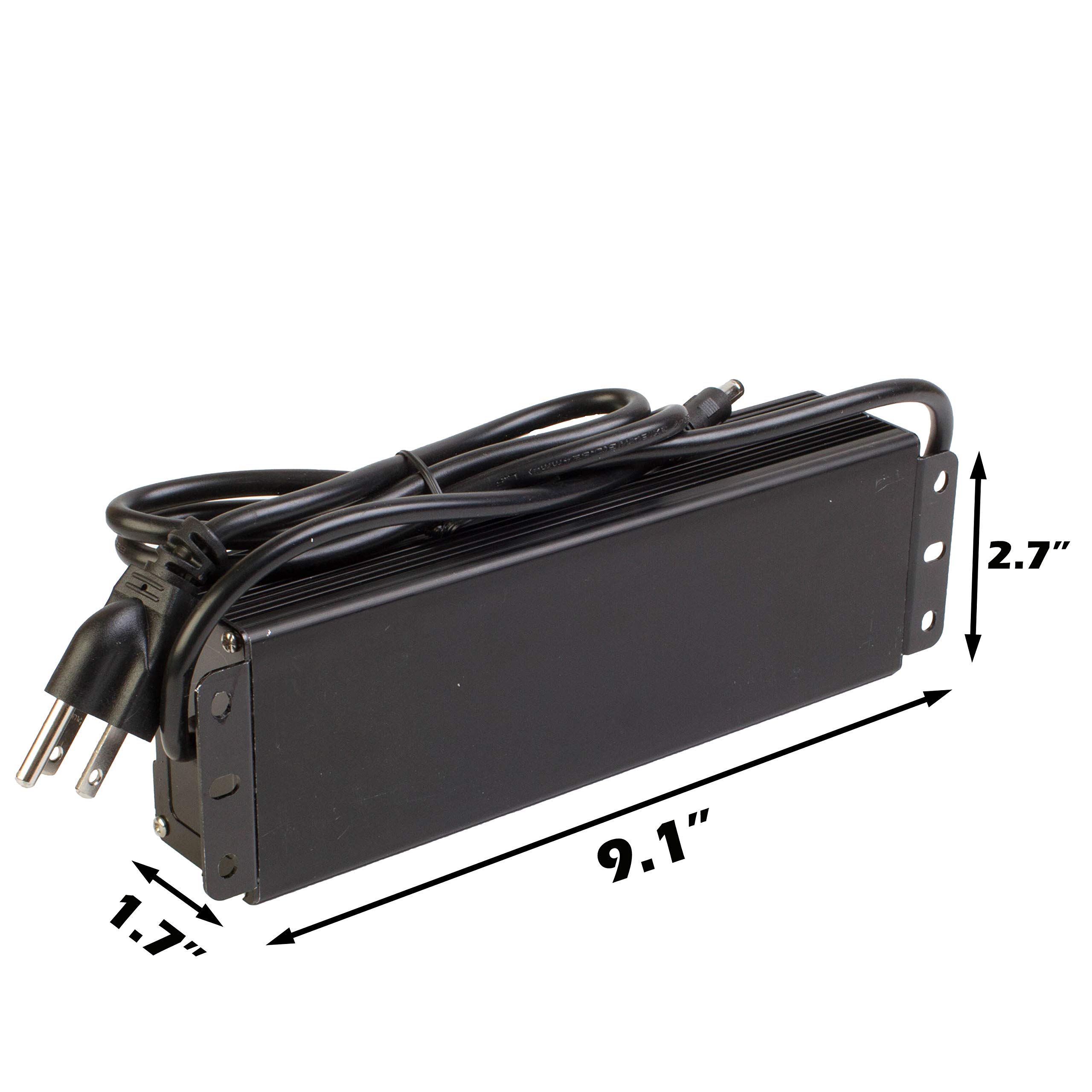 24V 96W Power Supply, UL Listed 4A Waterproof LED Driver Heavy