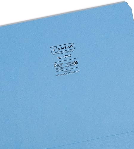 Vista 32 de Smead Carpeta de archivos, pestaña de corte recto, tamaño carta, lavanda, 100 por caja (10940)