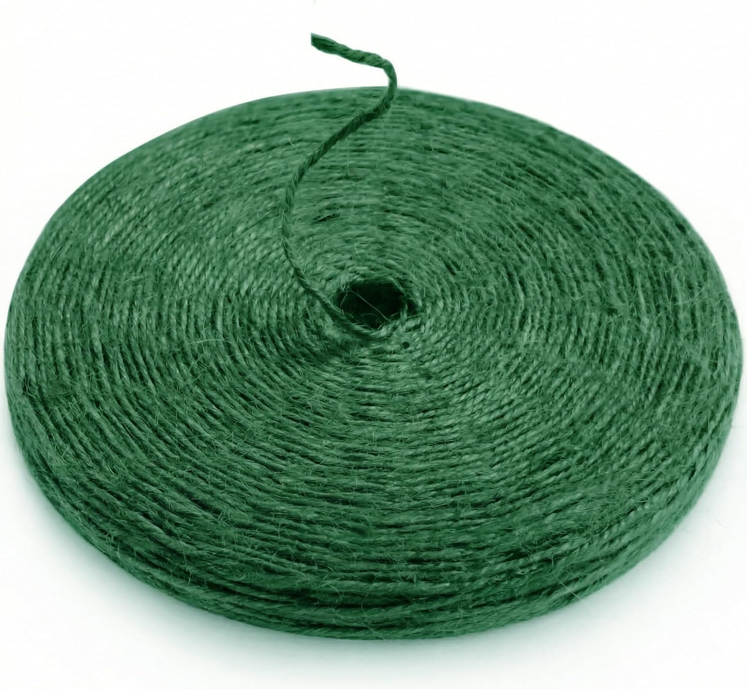 SMART&CASUAL 2mm Natural Jute Twine String Thin for Craft Plant Garden Gift Wrapping Christmas Handmade Art Decoration Packing String Home Art Decoration (Brown) (800 Ft (244M))