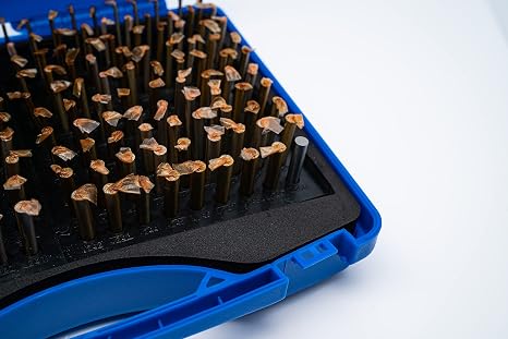 190 PCS M1 (0.061-0.250) Minus Steel PIN GAGE Set