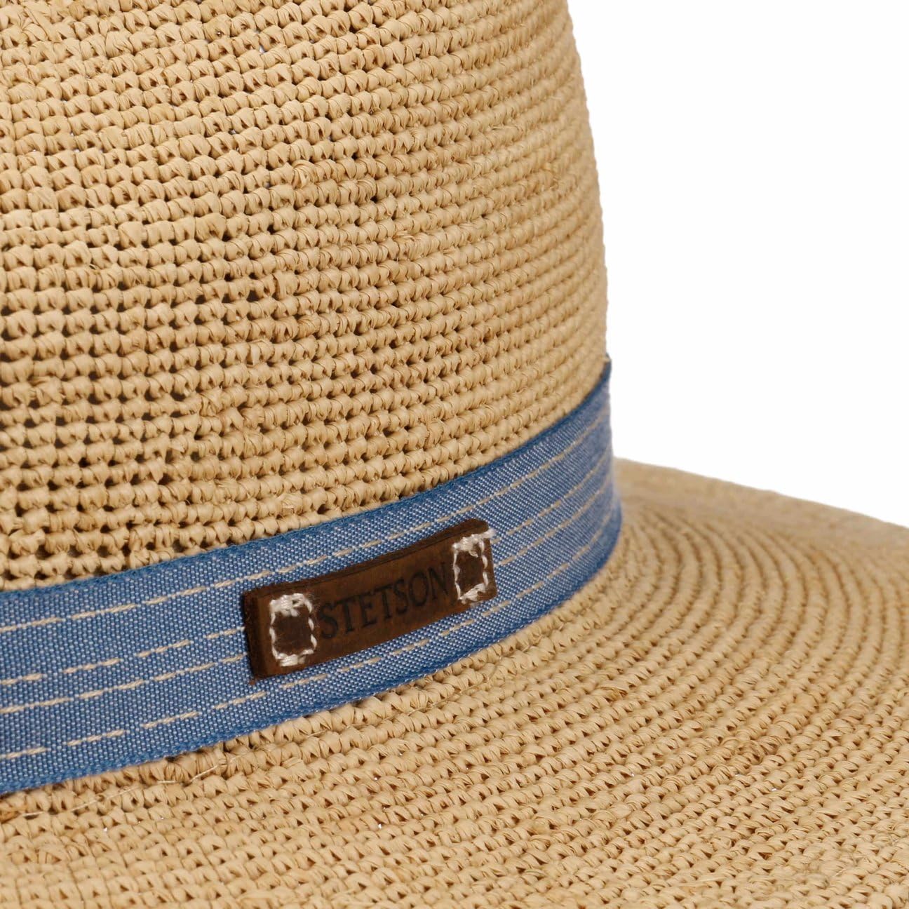 Stetson Barista Traveller Hut Stoff Garniturband Herren und Damen Frühling Sommer