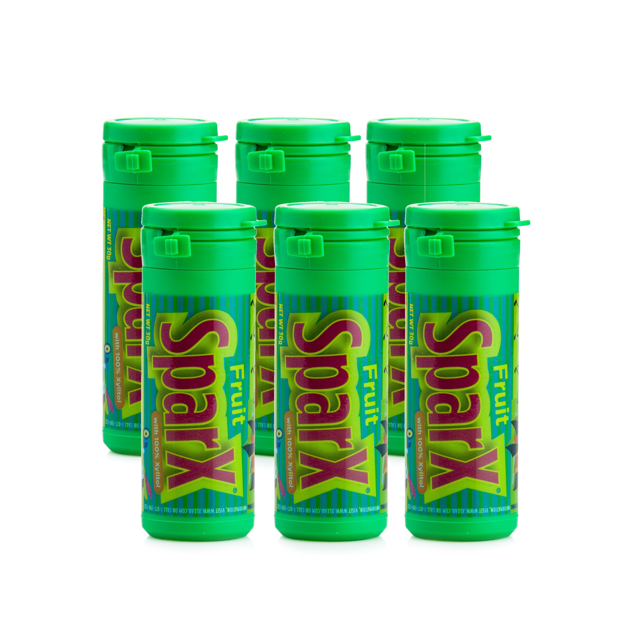 Xlear SparX Sugar-Free Xylitol Hard Candy - On The Go Oral Care for Dry Mouth, Increase Saliva Production, Non-GMO, Gluten-Free - Fruit 1.06 Ounce (Pack of 6)