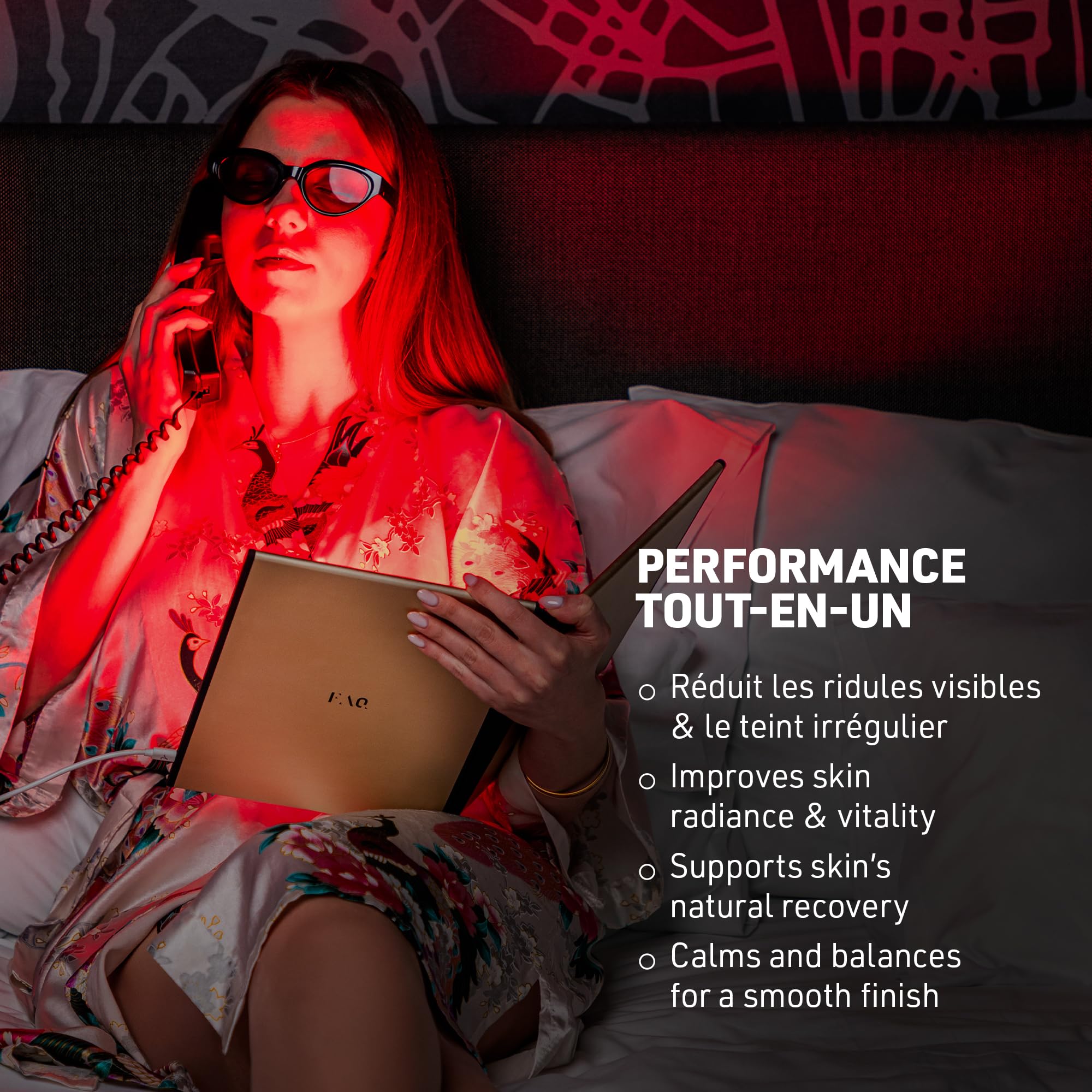 FAQ Panneau LED Double – Lampe multicolore et infrarouge à 512 LED pour le bien-être, la relaxation à domicile et la routine de soins de la peau