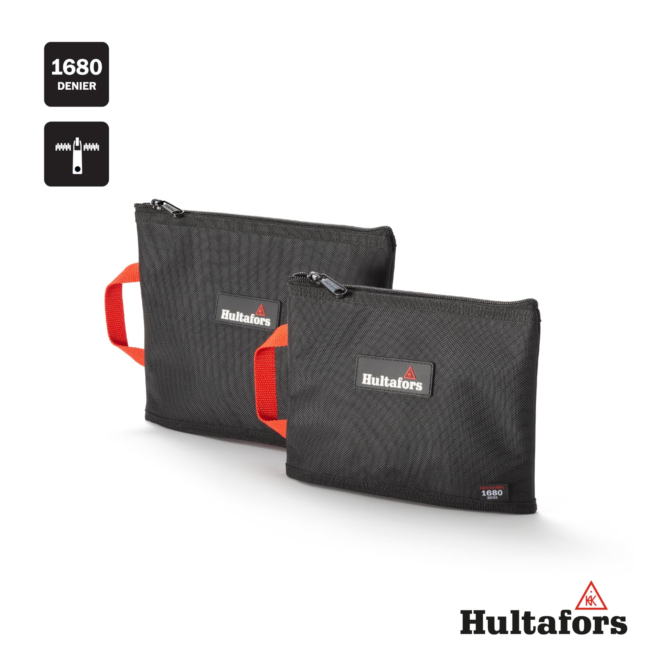 Zippered Tool Bag Set I Pack of two small tool pouches for small tools nails and other items I Multi-Purpose Storage Organizer with 1680 Denier I 590190 - Image 4