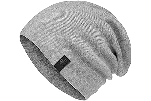 Warm Slouchy Gray Beanie Hat: Elevate Your Winter Wardrobe