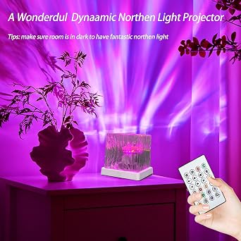 Northern Lights Galaxy Projector, 16 Colors Projection Light [Energy Class G]