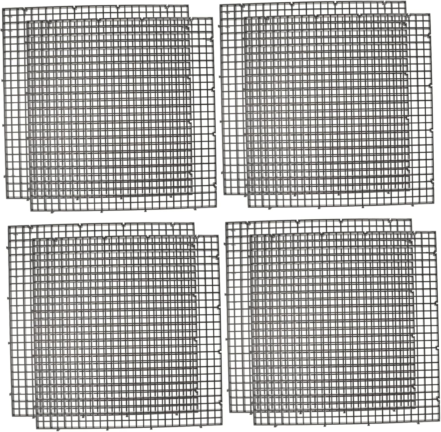 Happyyami 1set Aquarium Bottom Divider Cups Fish Tank Isolation Boards for Easy Splicing and Custom for Separating Fish and Increasing Survival Rates