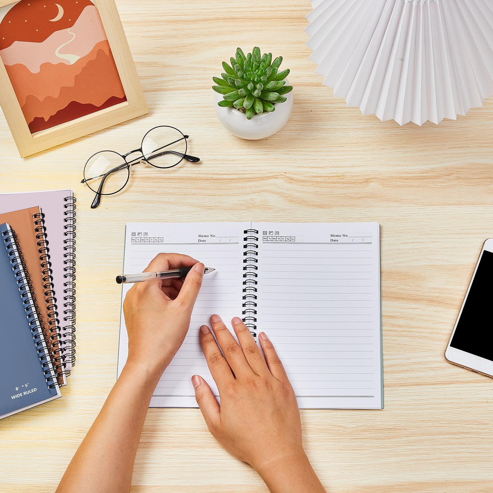 Snapklik.com : Lewtemi 6 Pack Small Left Handed Notebook 8