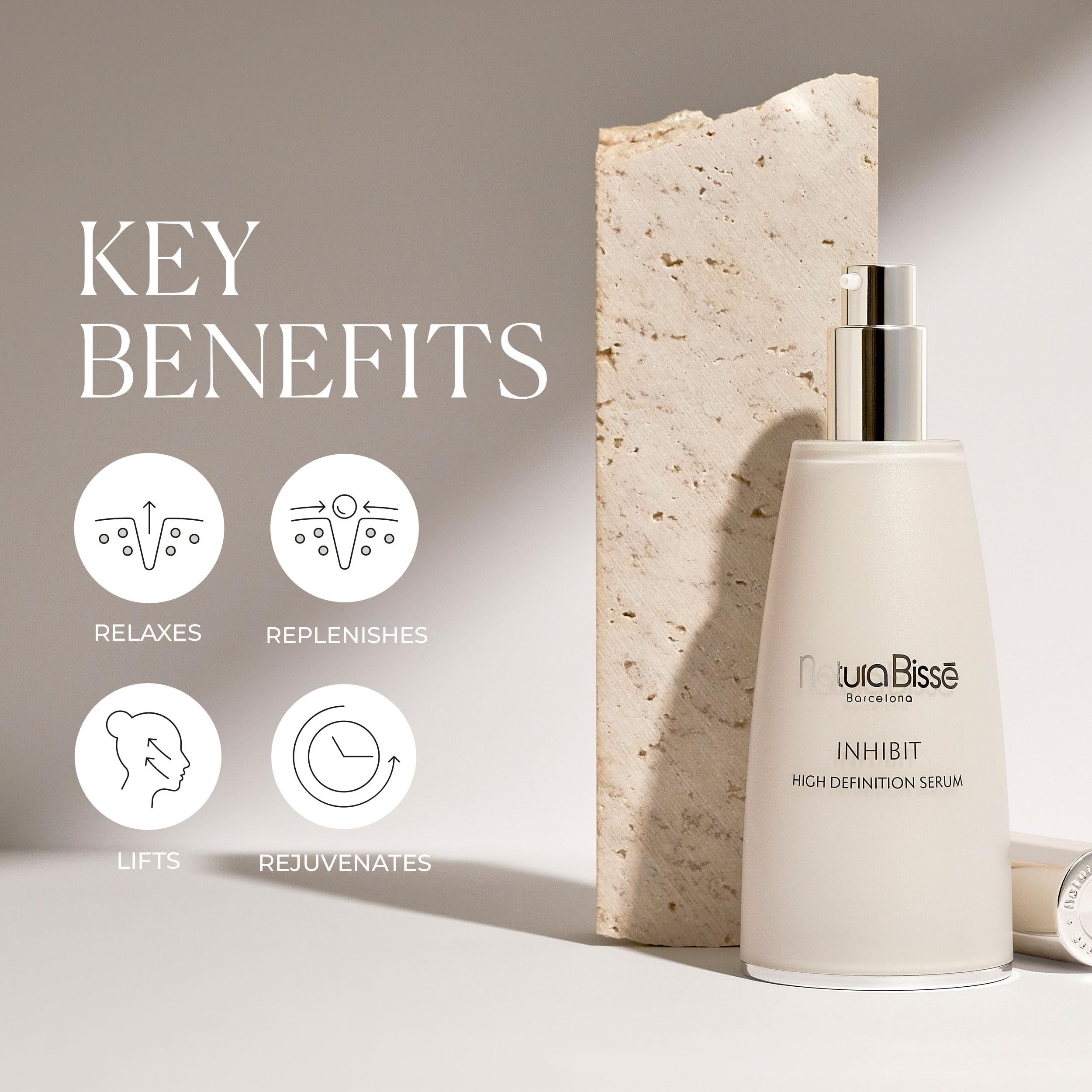 Natura Bissé Inhibit High Definition Serum, Anti-Wrinkle Firming Serum, Lifts, Firms, Replenishes & Rejuvenates, 2 Oz