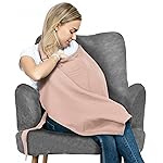 San Francisco Baby Nursing Cover - Breathable Breastfeeding Cover for Nursing, 360 Nursing Cover Up for Breastfeeding, Privacy Nursing Covers, Nursing Blanket for Breastfeeding - White Alyssum