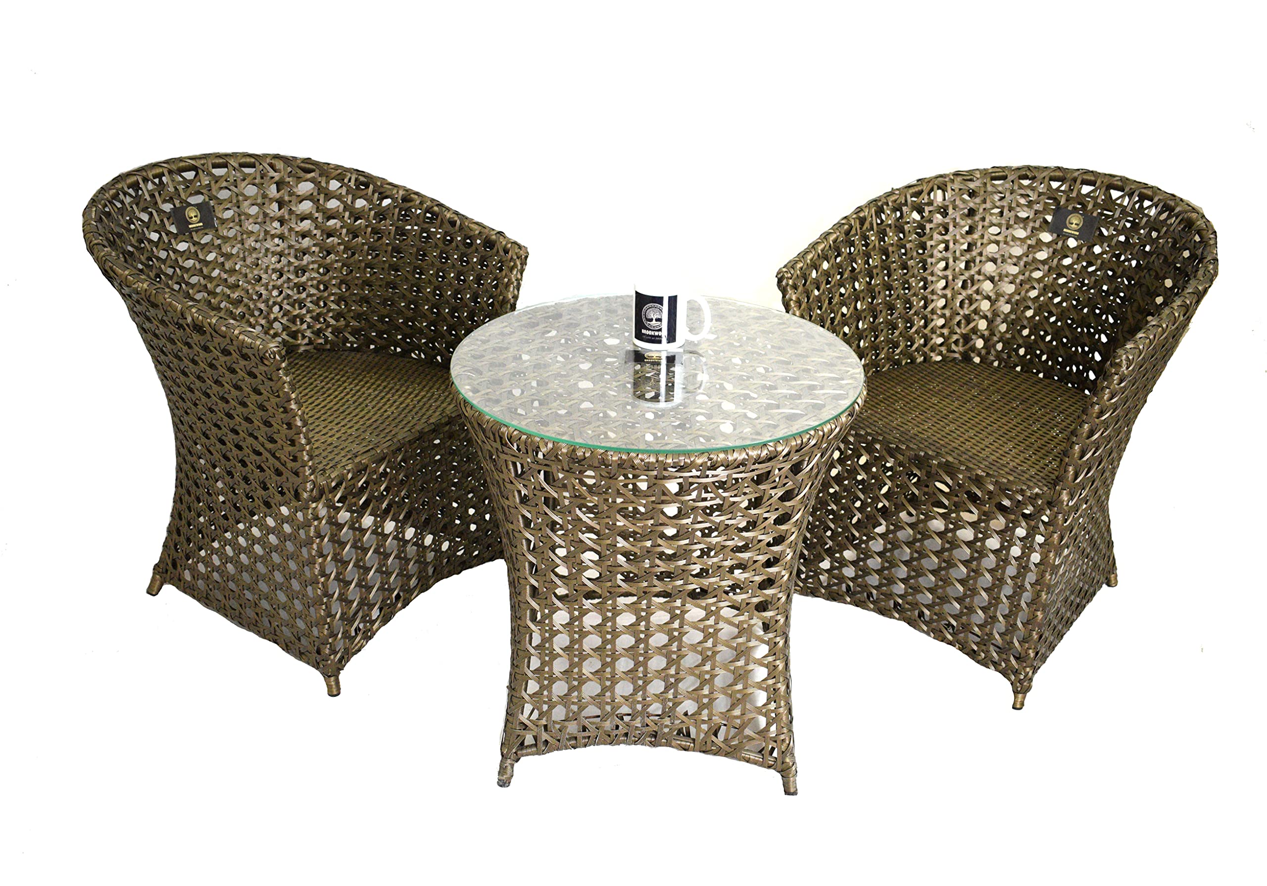 Brookwood - Outdoor Furniture Patio Set - D 15 - Golden