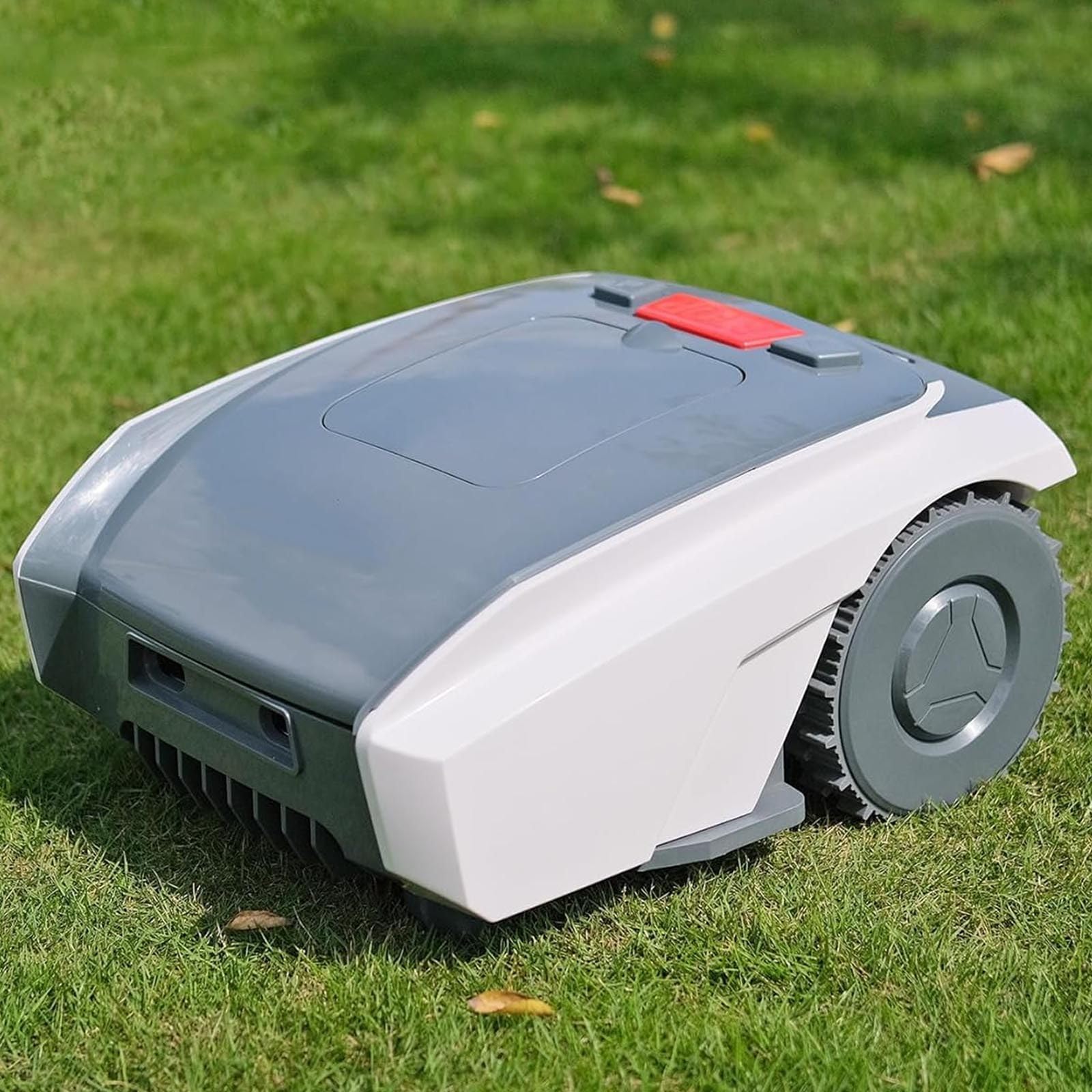 Robot cortacésped automático, navegación GPS, corta hasta 2/3 Acre, control de aplicación, antirrobo, 25% de pendiente, carga automática