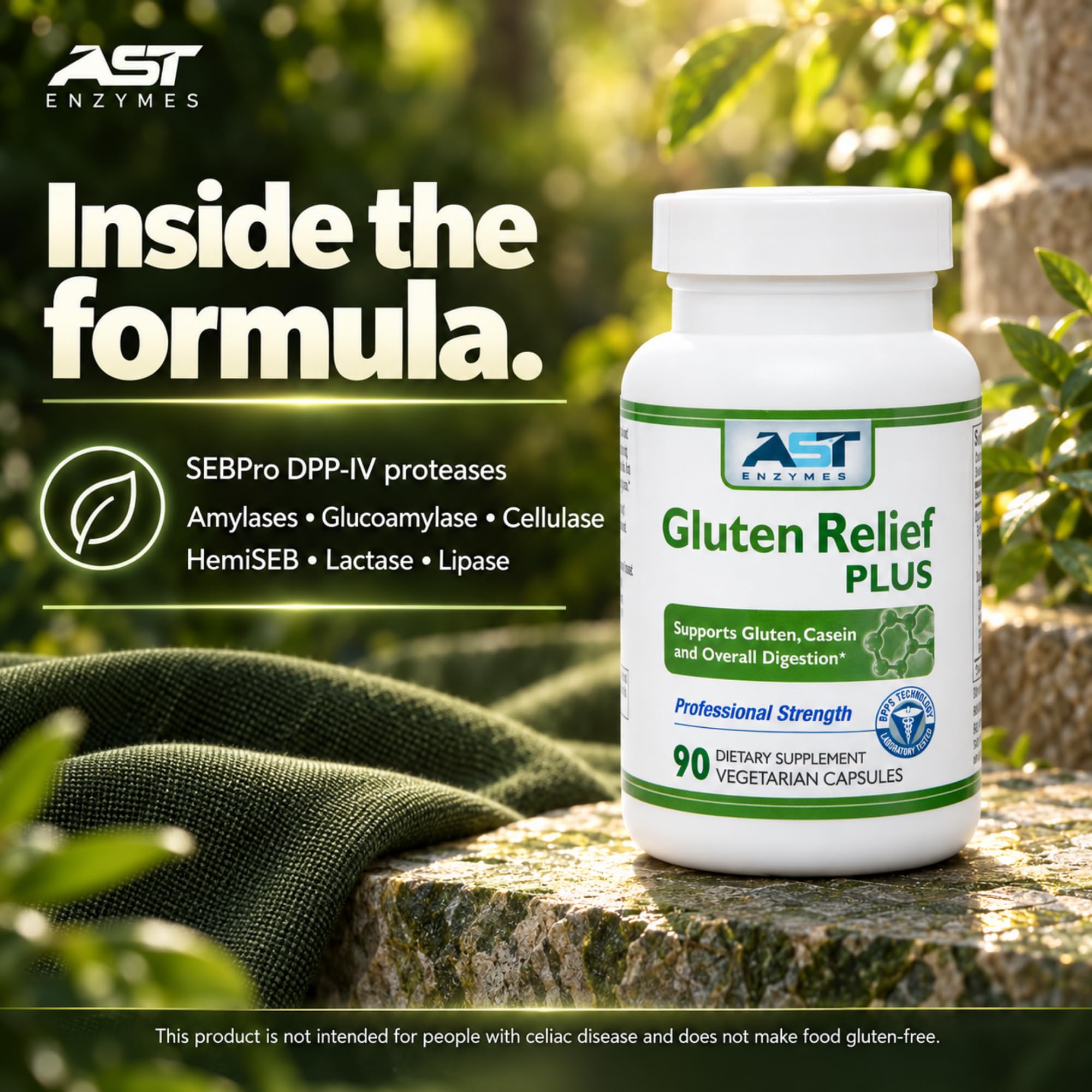 AST Enzymes Gluten Relief Plus DPP-IV Enzymes, 90 Capsules — Amazon image 4