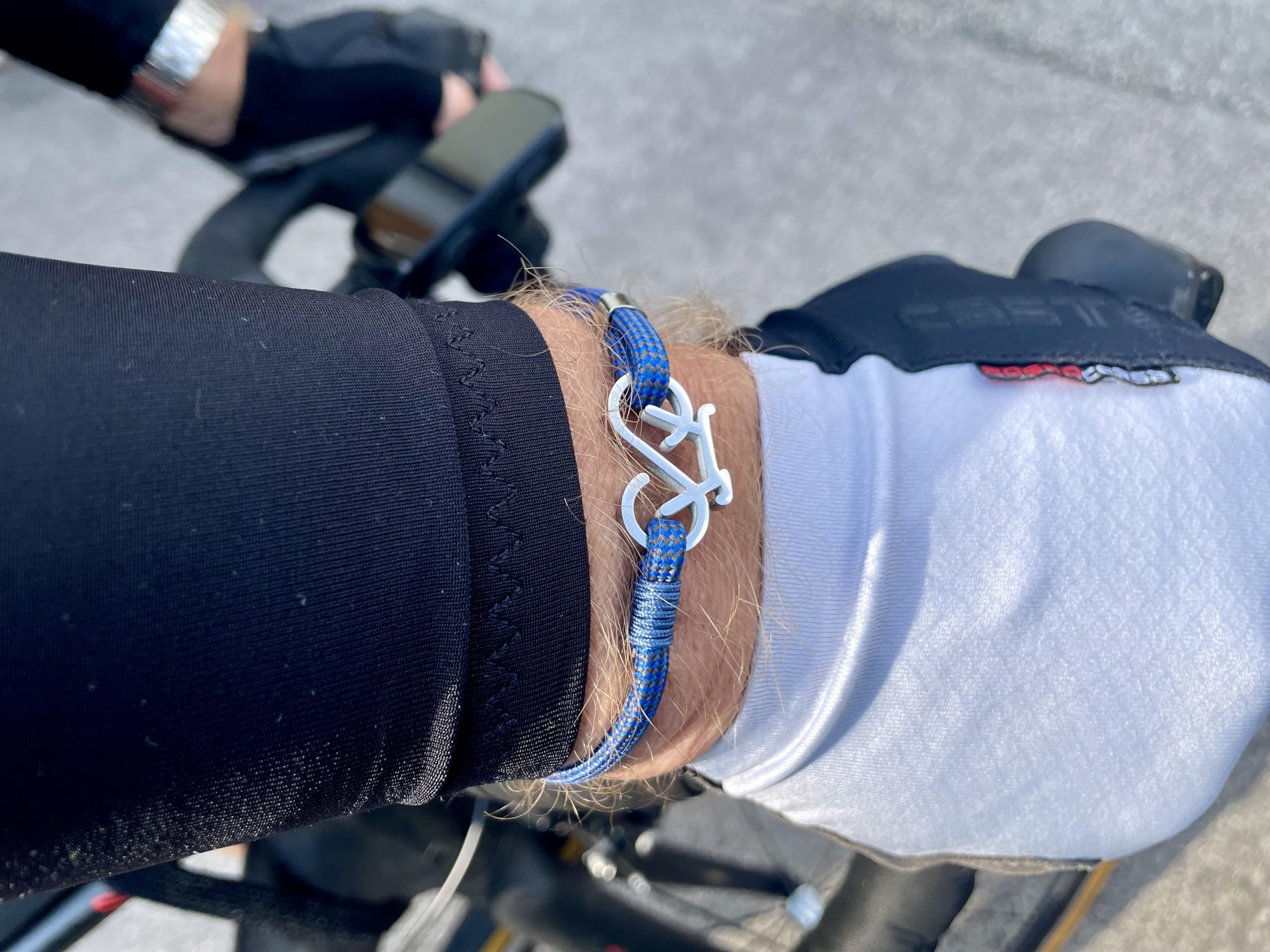 Aloha Bracciale Bici Corsa Gravel Bike Mountain Bike Idea regalo Uomo Donna Regolabile Acciaio