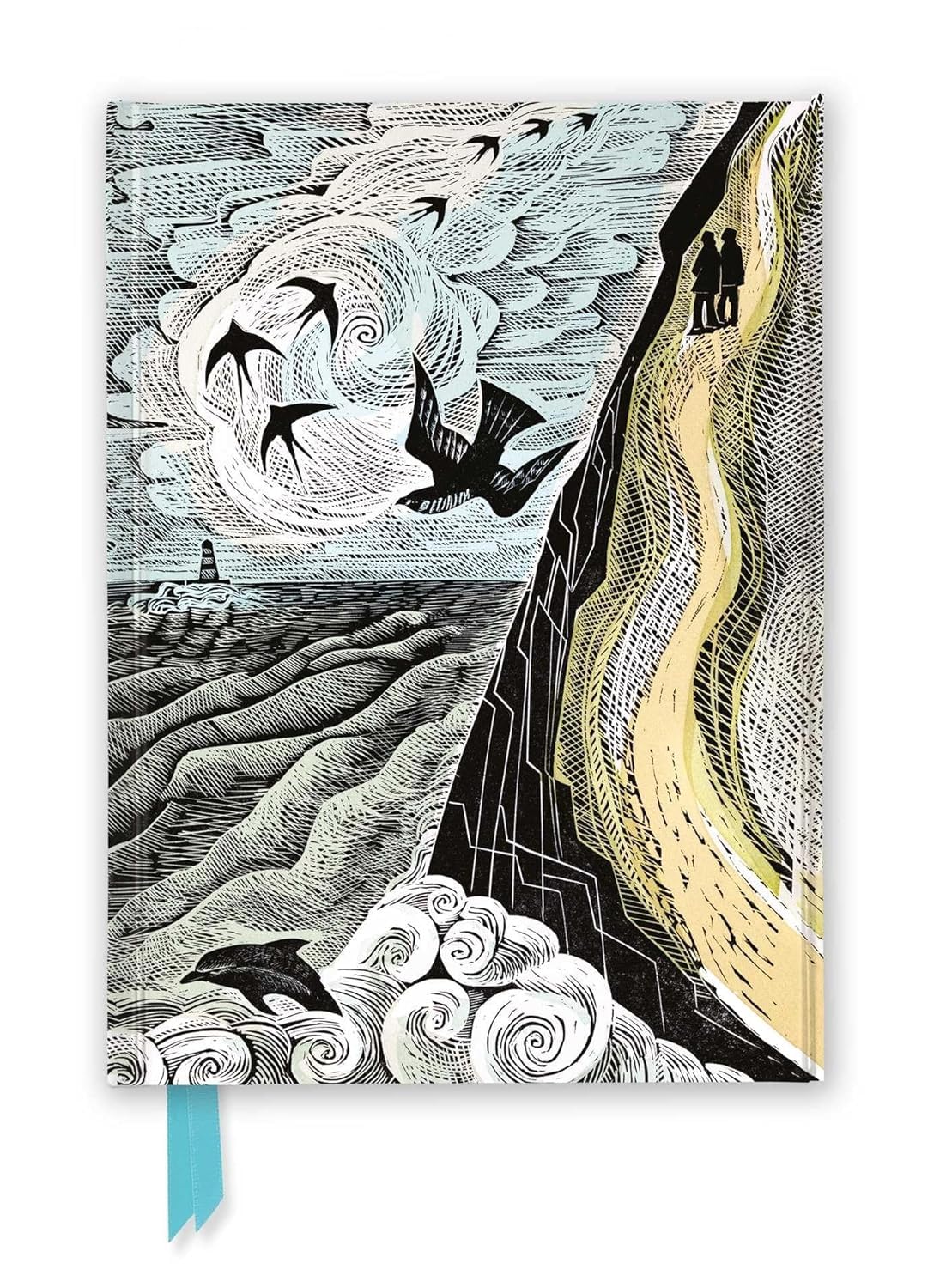 Angela Harding: Cornish Path (Foiled Journal): The Salt Path Foiled Journal (Flame Tree Notebooks)