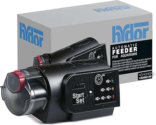 Hydor - Alimentador automático de pescado con batería y conexión de aire - Original EkoMixo