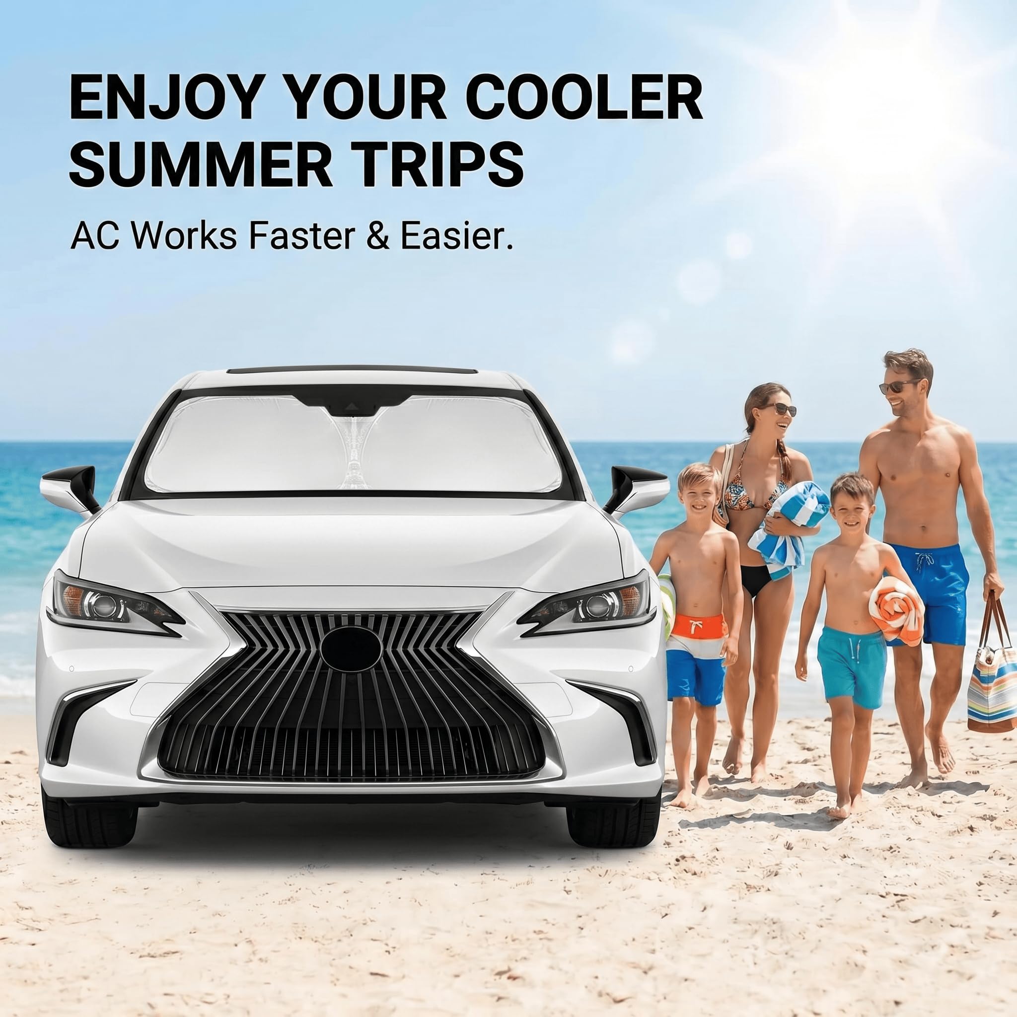 Amazon.com: Windshield Sun Shade for Lexus ES 2019-2024 2025 2026