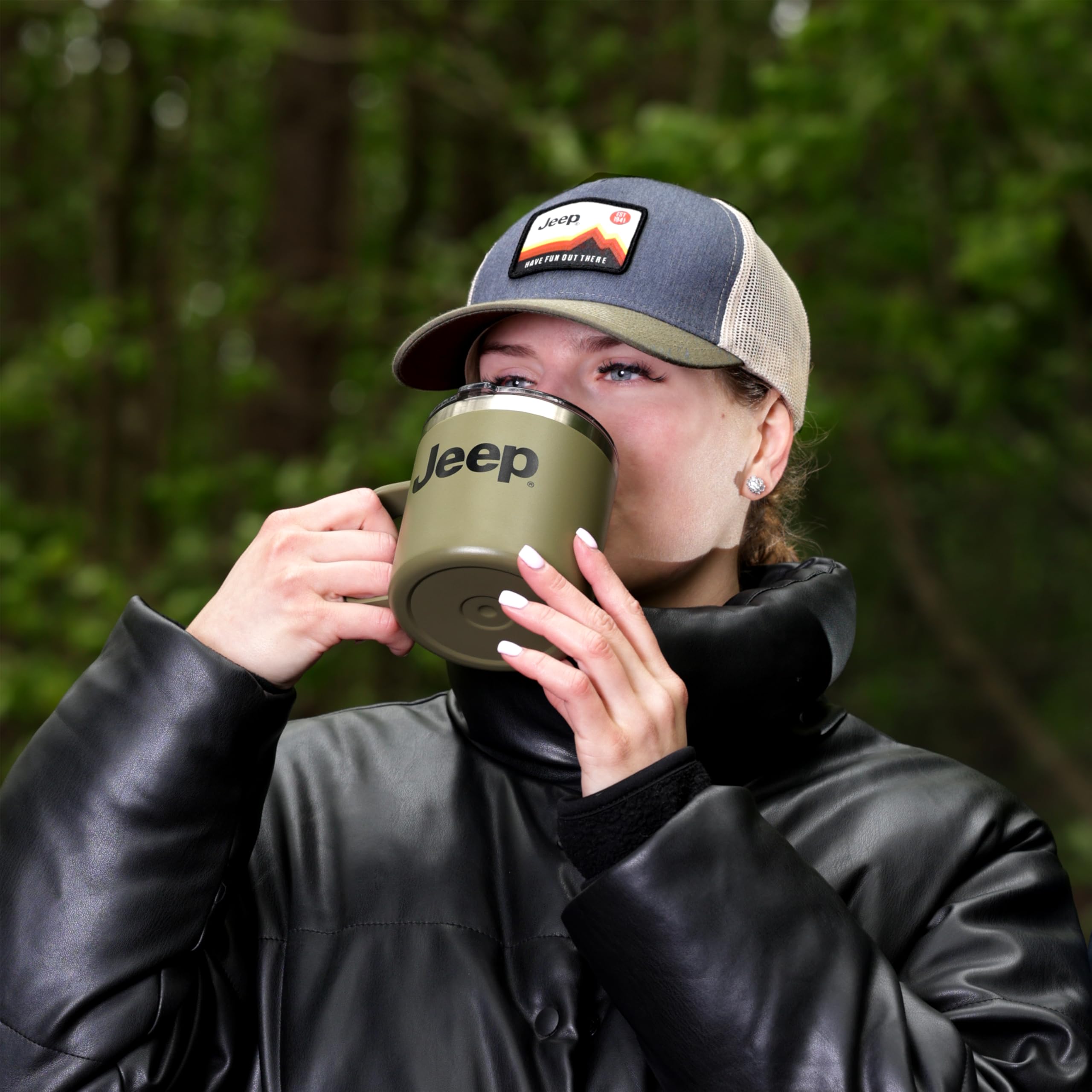 ripa trail zen cup / 這松 木 カップ コップ アウトドア Amazon.com: Jeep Stainless Steel Camper Mug 14oz with FREE Sticker