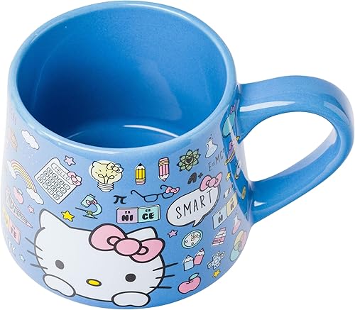 Miniatura 53 de Silver Buffalo Sanrio Hello Kitty and Friends Kuromi Poses - Taza de cerámica, 20 onzas