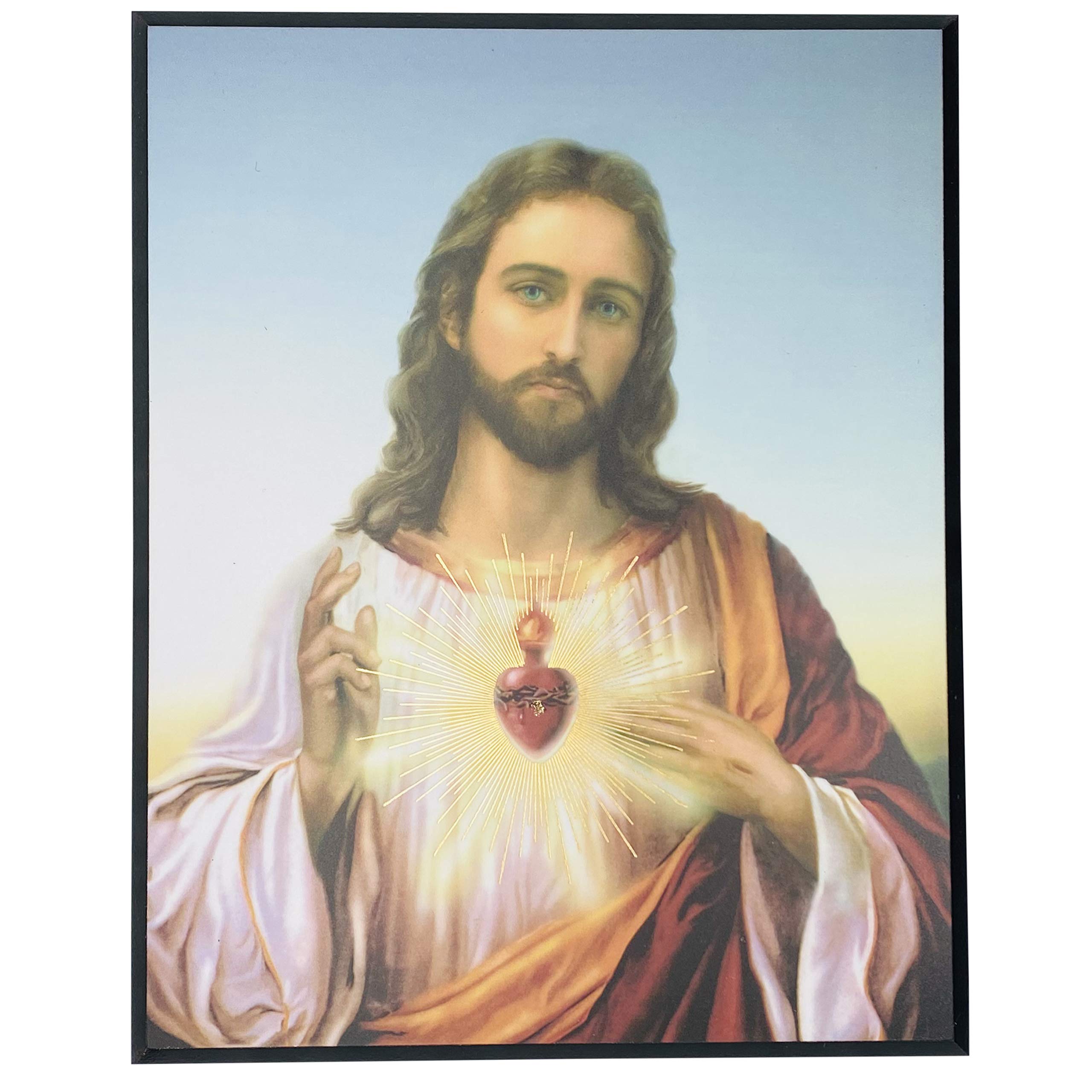 Buy JWG Industries Sacred Heart of Jesus Wall Art Modern Picture Online