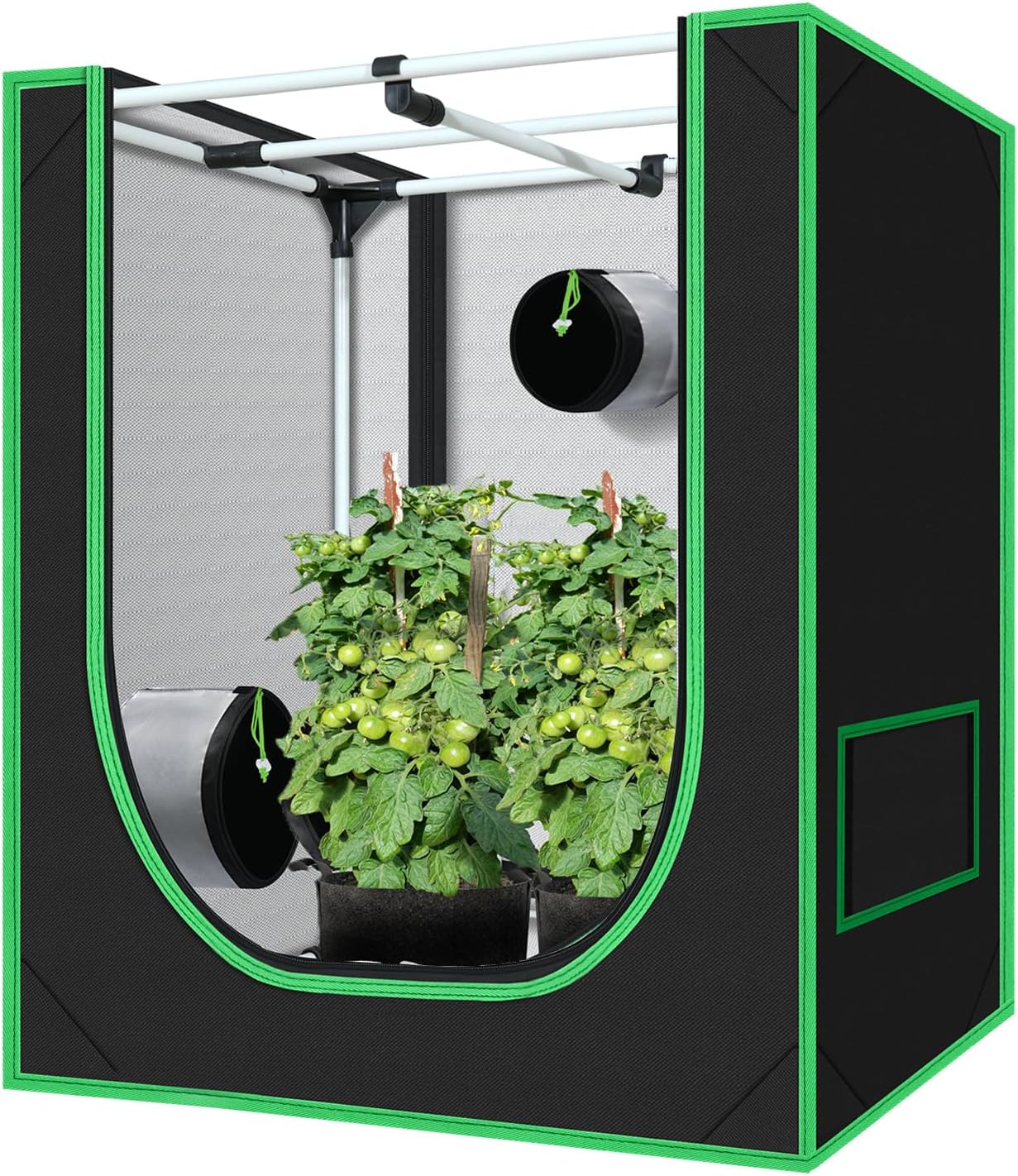 Small Grow Tent for Plants Indoor 18"x30"x36" Mylar Hydroponic Grow Tents Indoor Grow Room for Plant Fruit Flower Veg with Removable Waterproof Floor Tray