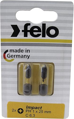 Miniatura 1 de Felo 0715763607 Phillips #1 by 1" - Punta de impacto (2 unidades)