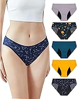 Vista 7 de Neione - Ropa interior menstrual para mujer, bragas cómodas de modal en estilo bikini para niñas