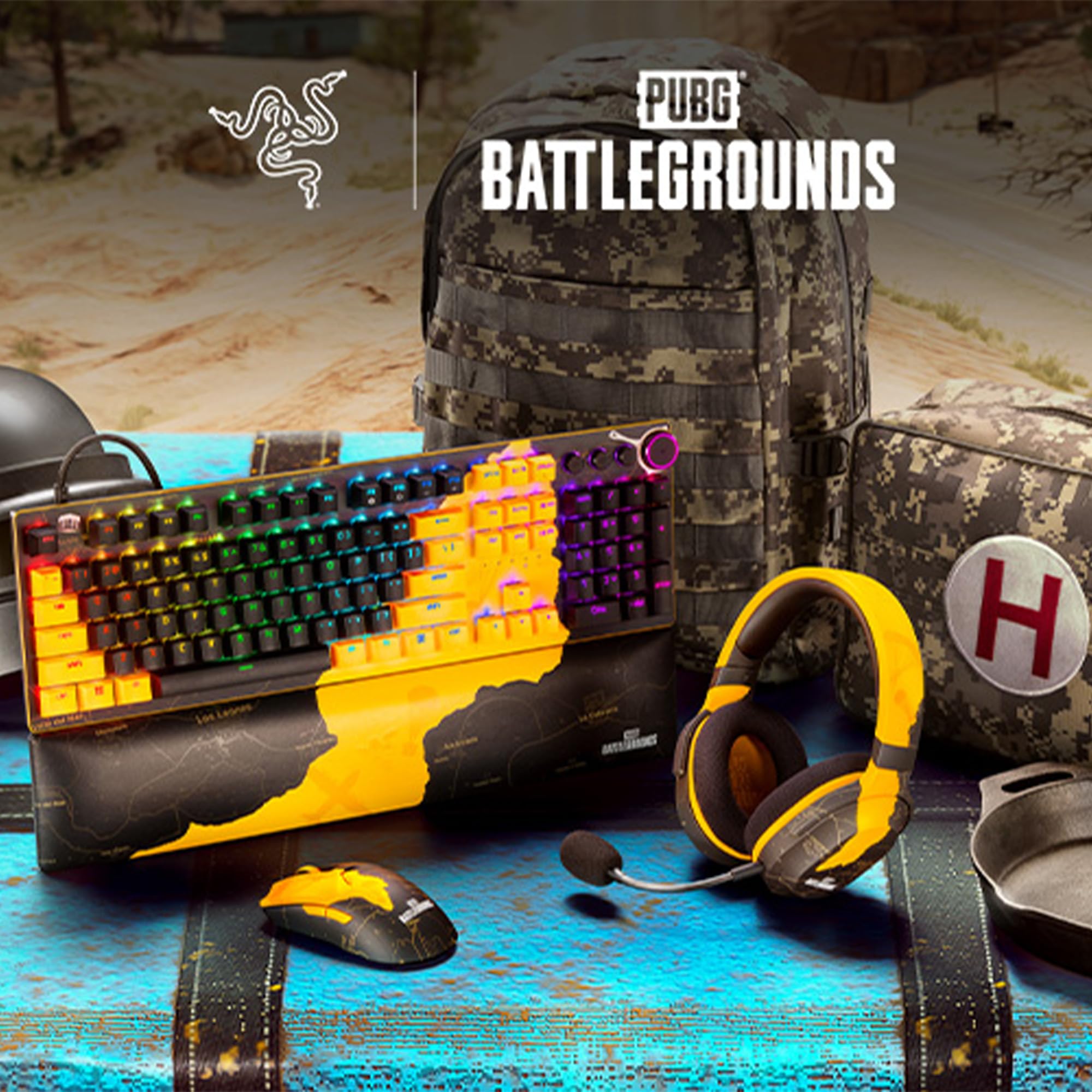 Razer Viper V2 Pro - Bezprzewodowa mysz do gier - PUBG: Battlegrounds Edition - World Packaging