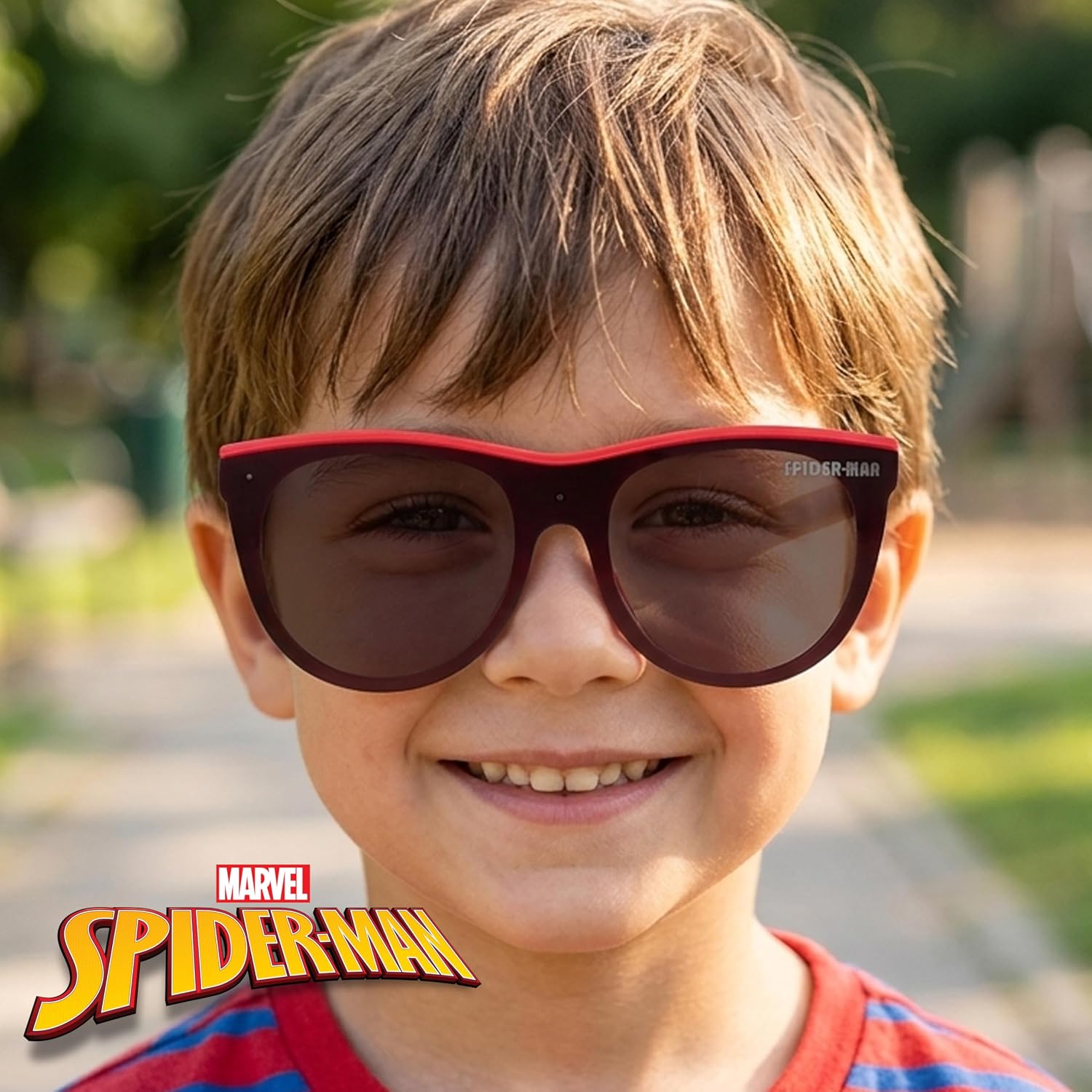 ARKAID Spider-Man Sunglasses for Kids | Marvel Shades | UV 400 | One Size Fits Most Kids